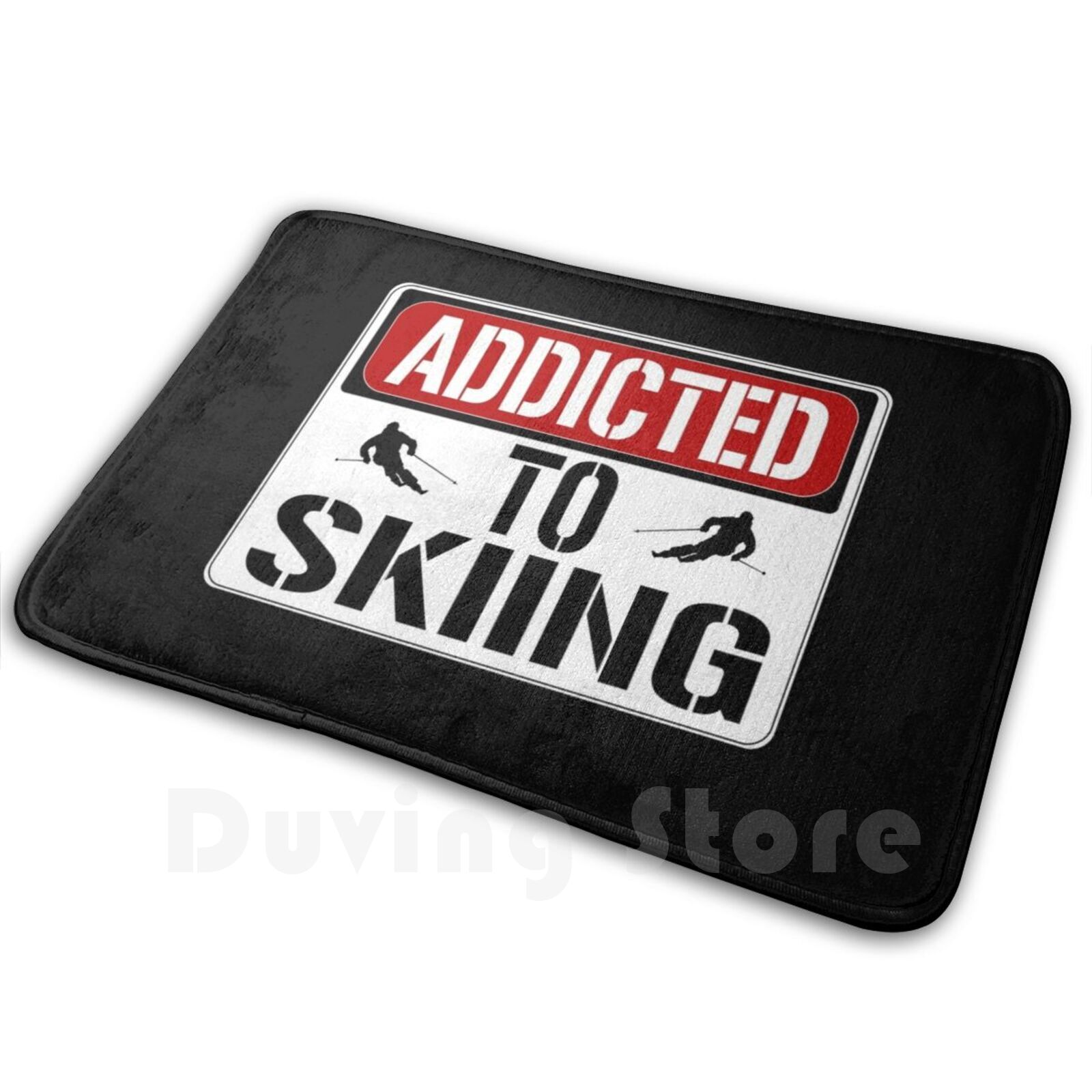 Outdoor Sport Flooring - Addicted To Skiing Carpet Mat Rug