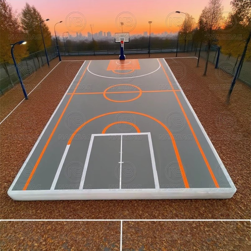Outdoor Sport Flooring - Air Court Infla Sport Court Airtrack