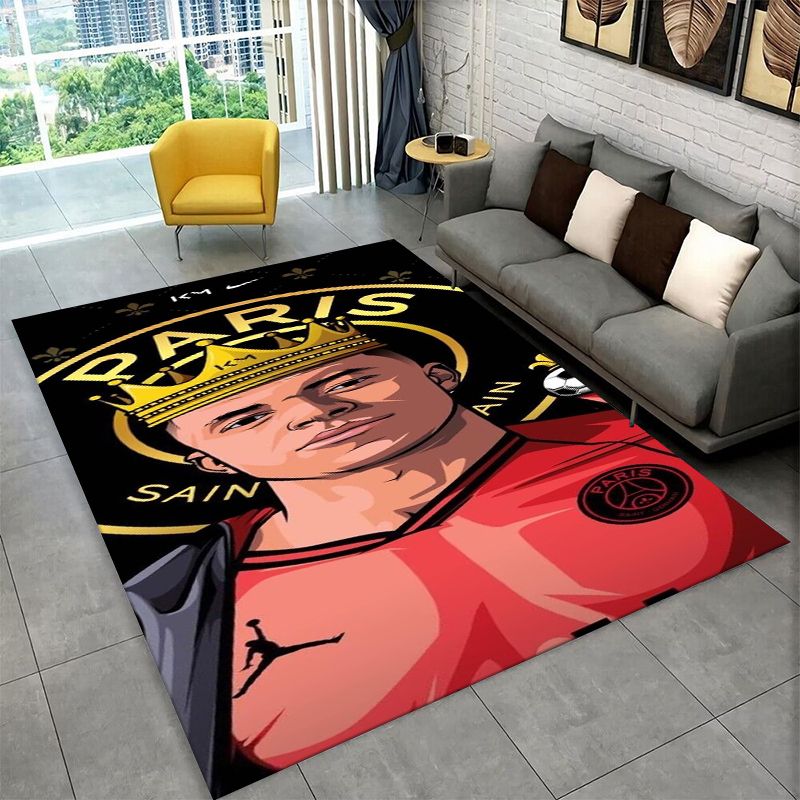 Outdoor Sport Live - Football M-Mbappe Sport Star Non-Slip Area