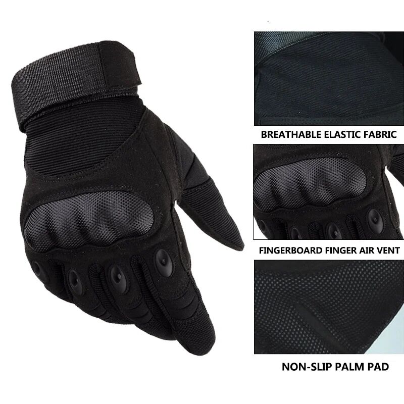 Anti-Skid Full Finger Tactical - Outdoor Sport Gloves ulasan dan harga