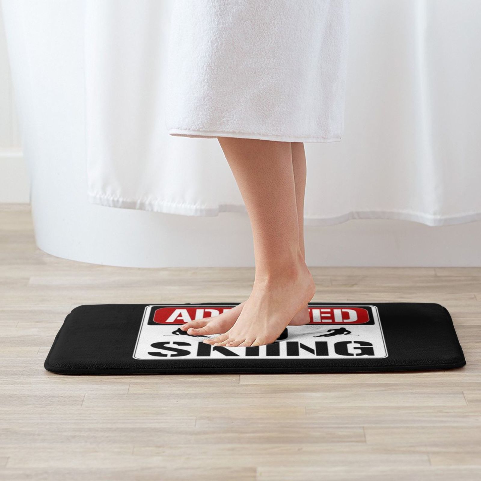 Addicted To Skiing Carpet Mat  - Outdoor Sport Flooring ulasan dan harga