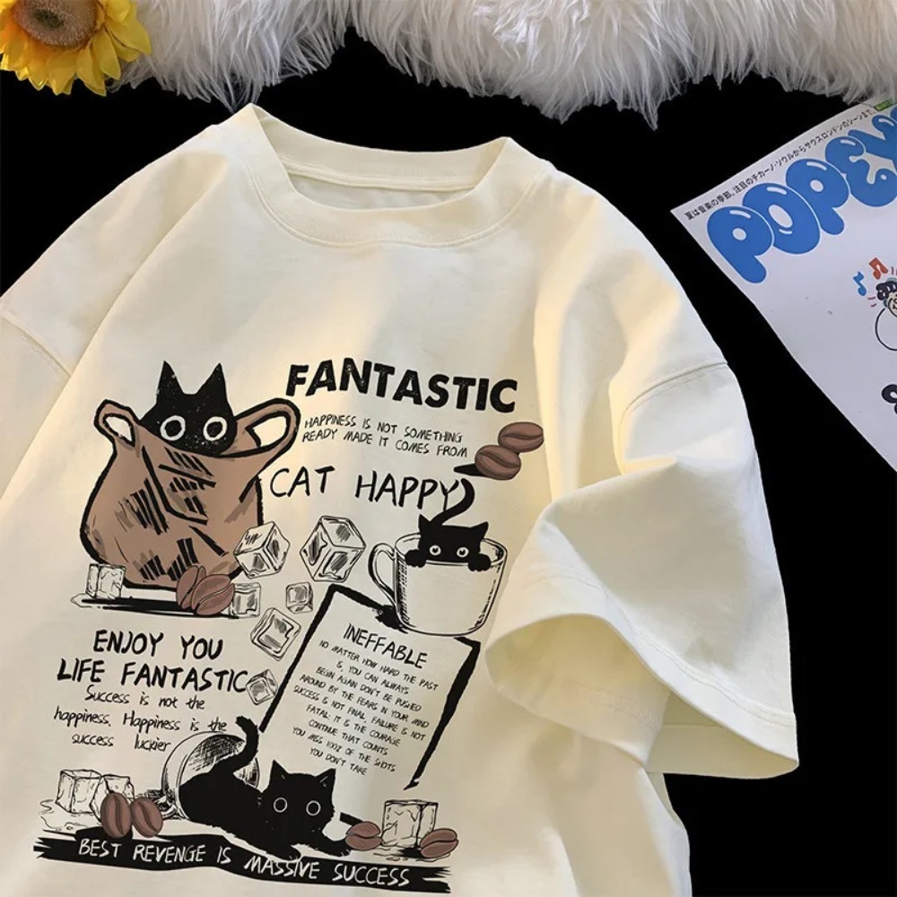 Fun Cartoon Cat Group 3D Print - Outdoor Sportsman Group ulasan dan harga