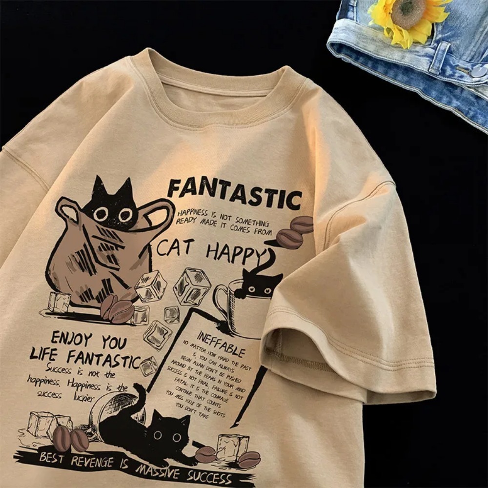 Fun Cartoon Cat Group 3D Print - Outdoor Sportsman Group ulasan dan harga