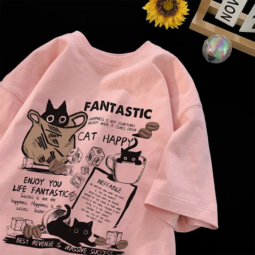 Fun Cartoon Cat Group 3D Print - Outdoor Sportsman Group ulasan dan harga