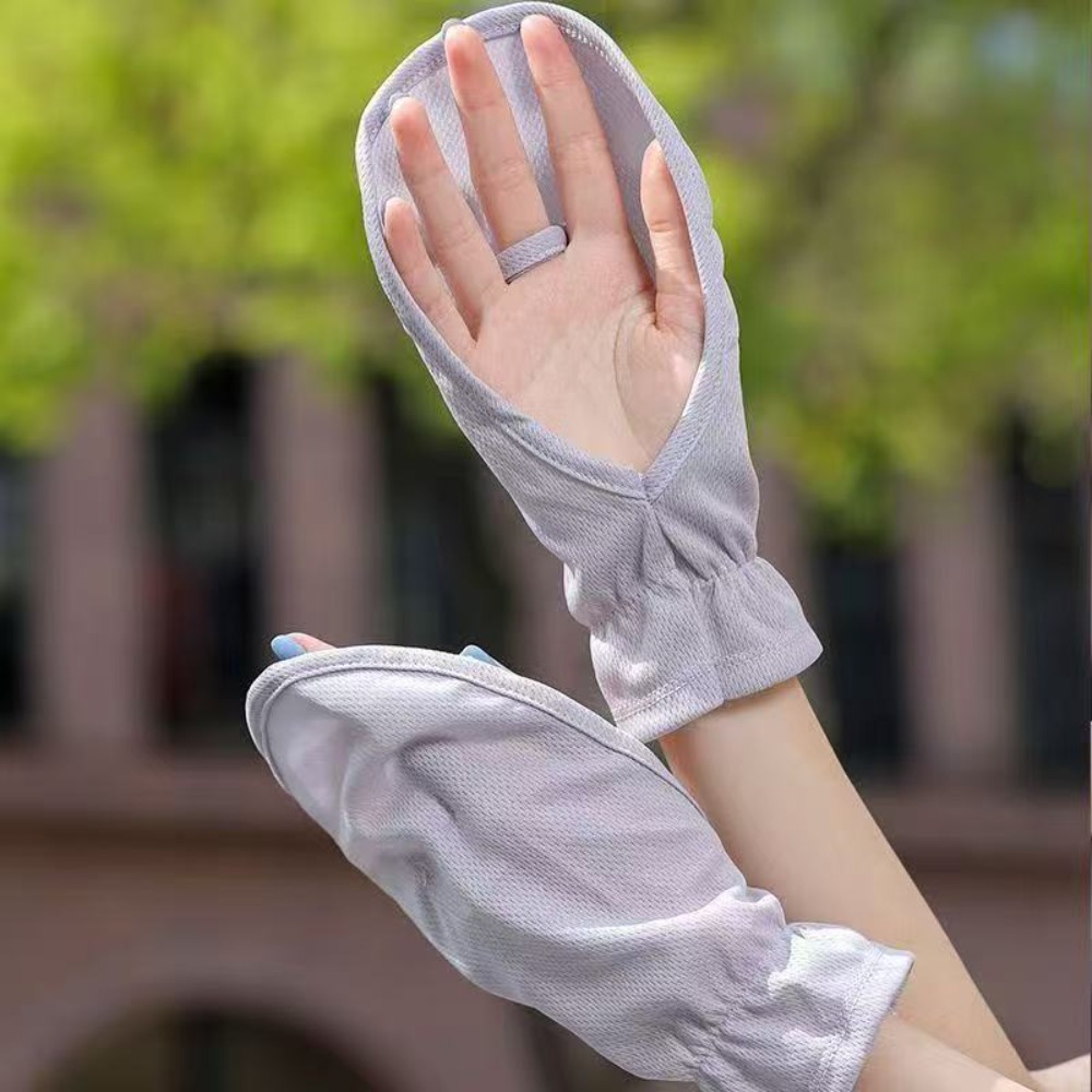 Anti-UV Sun Protection Sleeves - Outdoor Sport Gloves ulasan dan harga