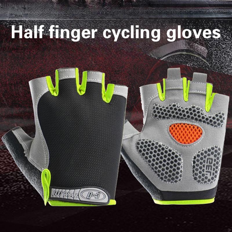 Hot Half Finger Cycling Gloves - Outdoor Sport Gloves ulasan dan harga