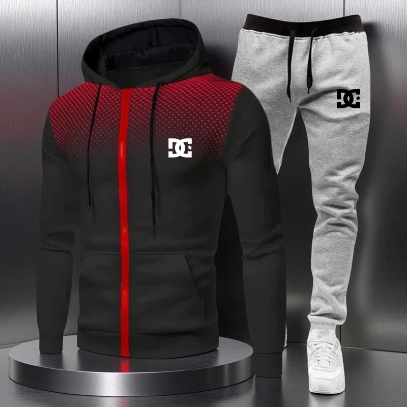 Men's Hooded Tracksuit Casual  - Outdoor Sport Is ulasan dan harga