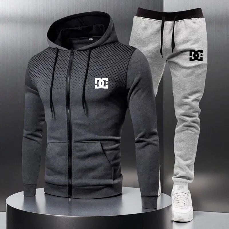 Men's Hooded Tracksuit Casual  - Outdoor Sport Is ulasan dan harga