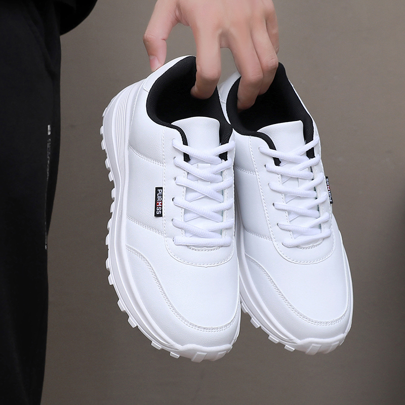 New Autumn Leather Men Casual  - Outdoor Sport Flooring ulasan dan harga