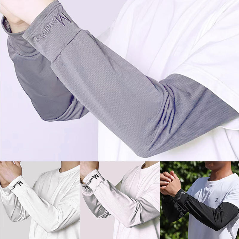 1Pair 2025 Summer Ice Silk Men - Outdoor Sport Gloves ulasan dan harga